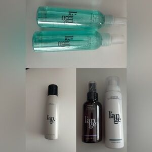 Lange Hair Care Set - Aqua, Black, White